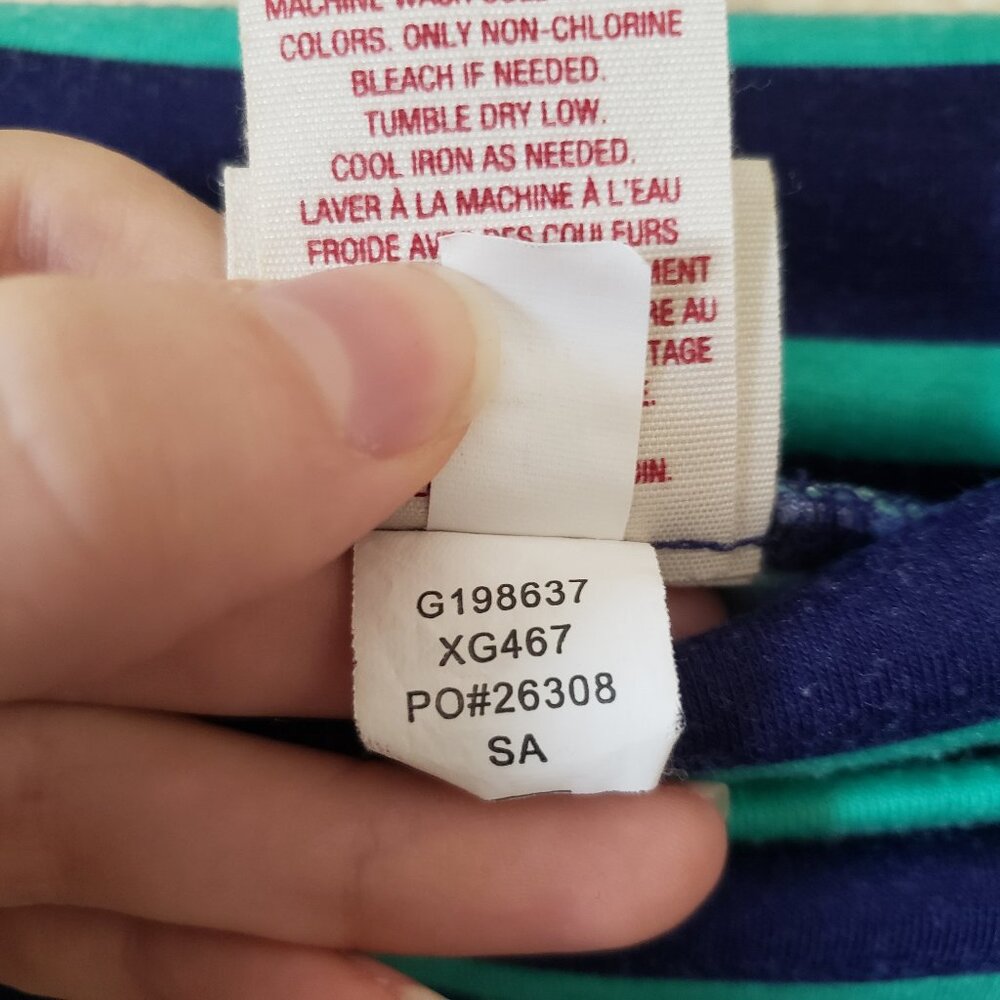 Blue Horizontal Striped Maxi Skirt - Picture 8 of 8